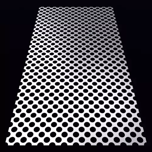 Perforated panel with 47 percent opening 25O85