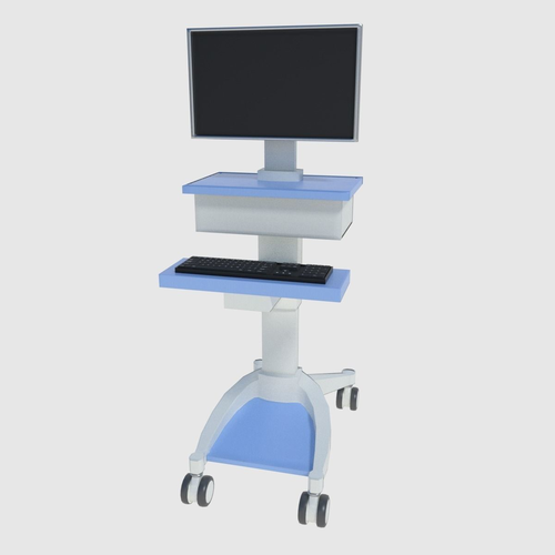 Medical Computer Cart - Low and High Poly Low-poly 3D model
