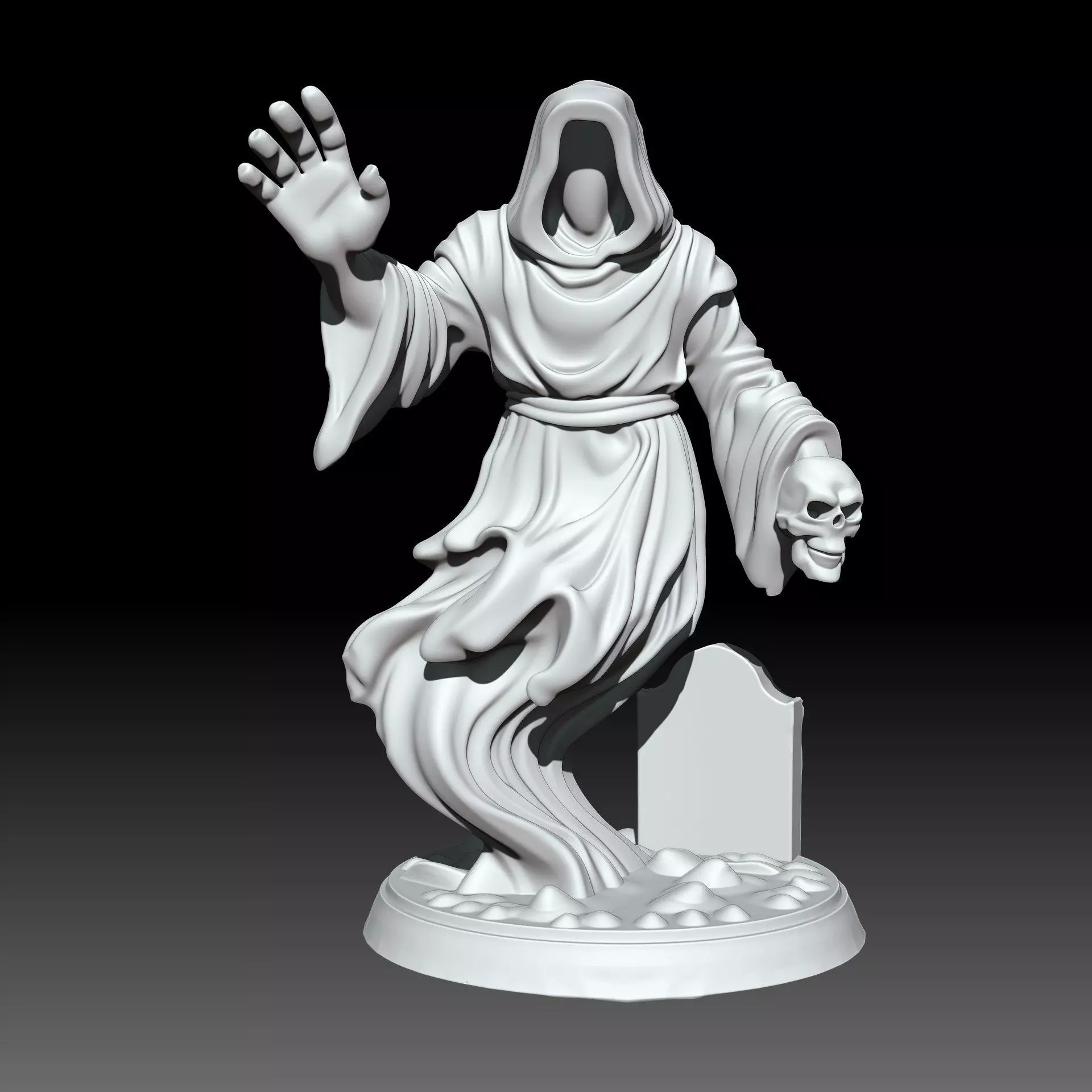 Haunting Ghost Figure 3D print model