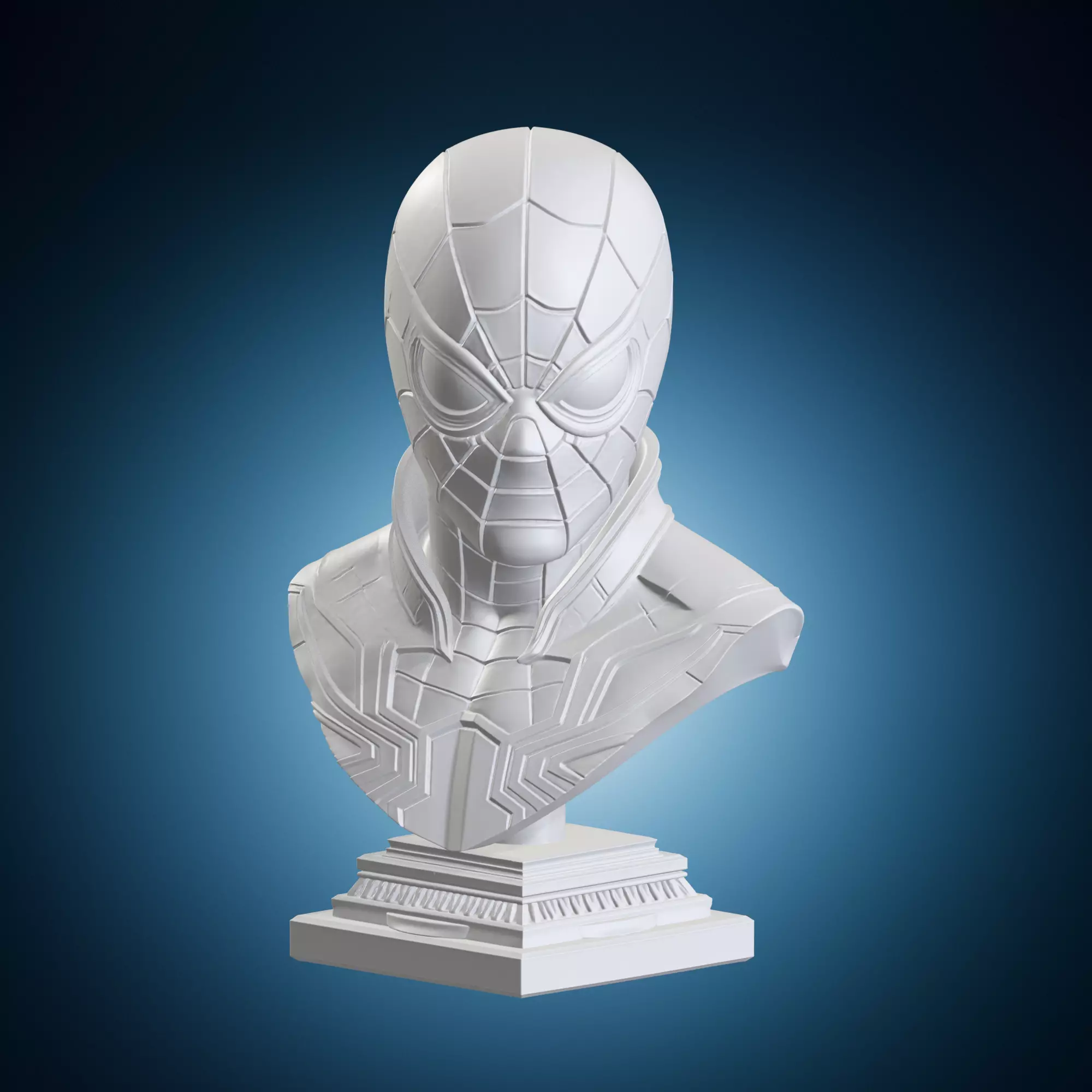 Spider Man Bust 3D print model