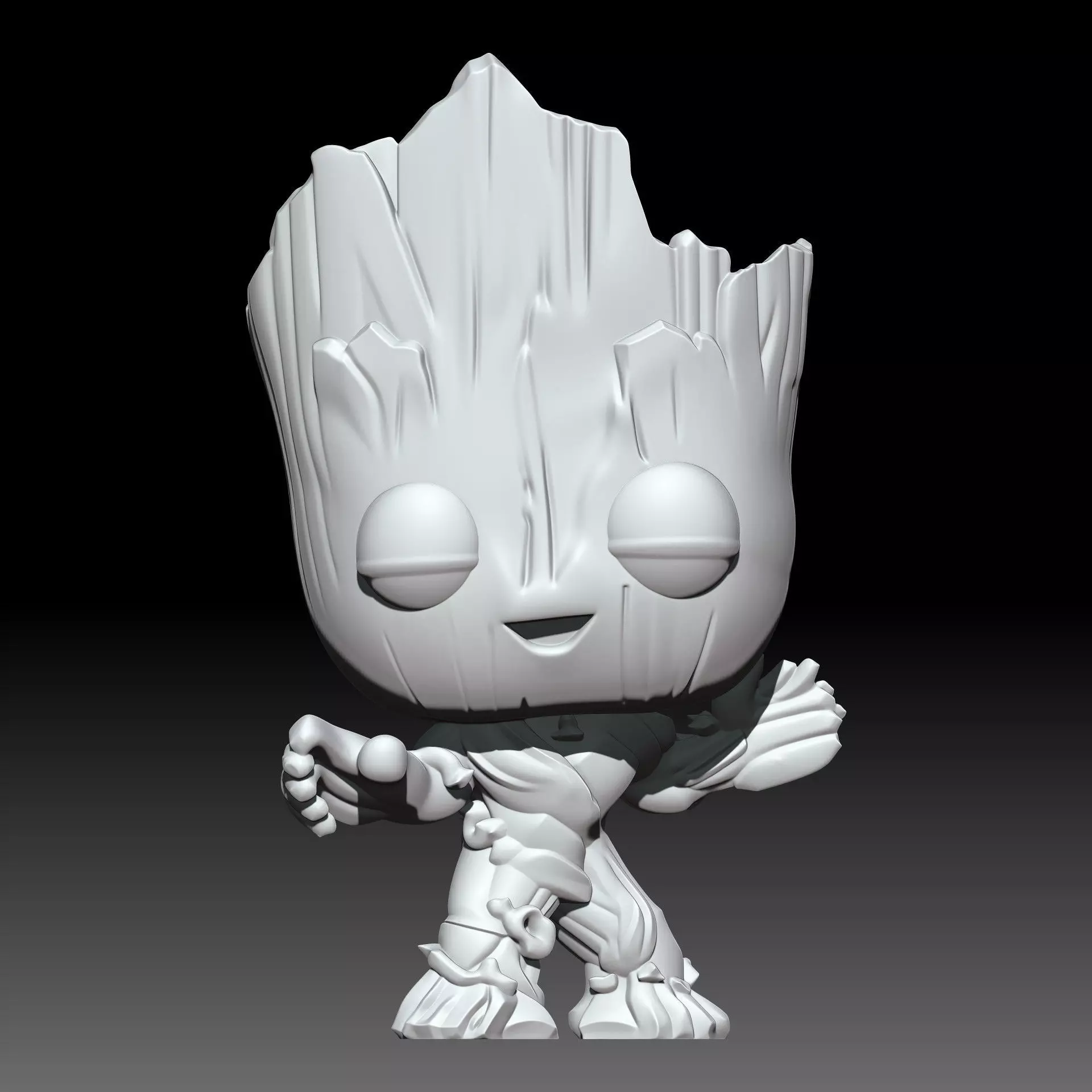 Baby Groot Funko Pop Figure 3D print model