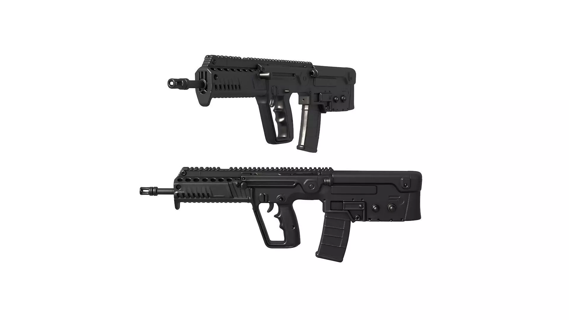 Tavor X95 weapon 3D print model
