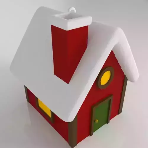 House christmas tree 3D print model