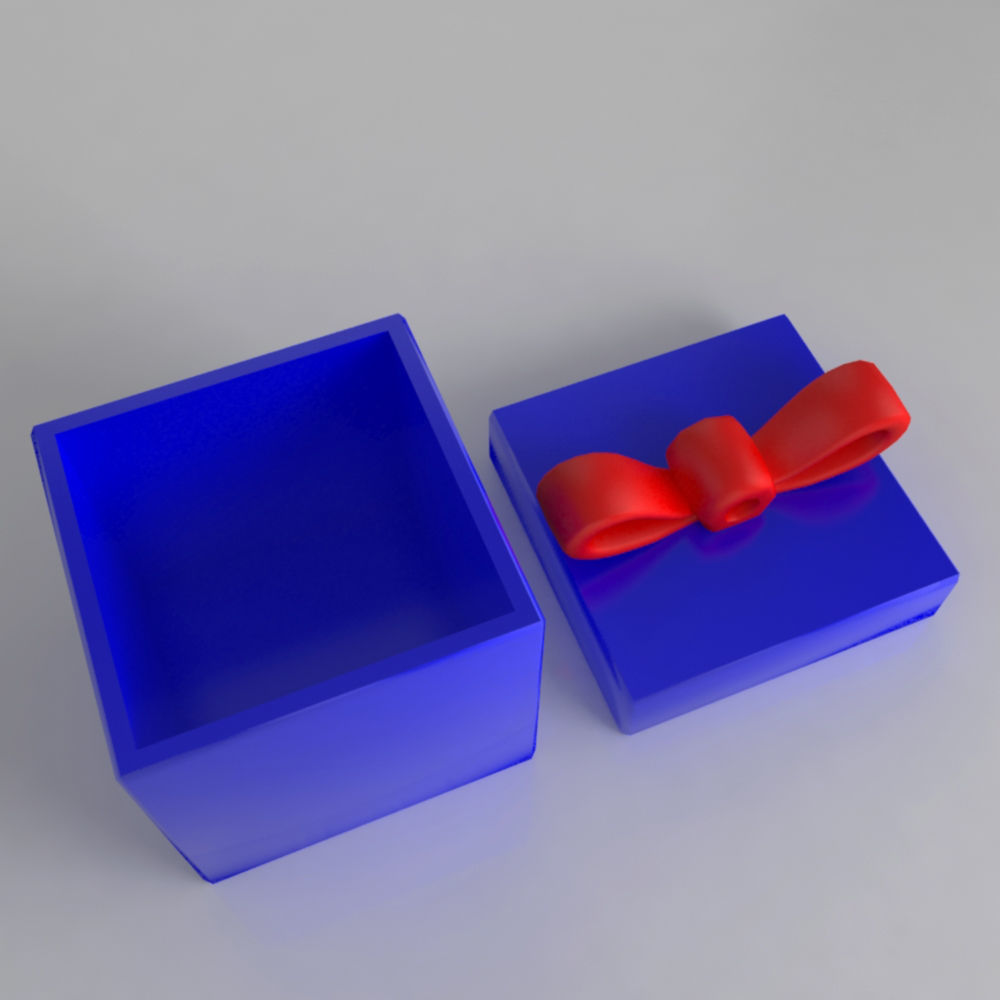 Gift for christmas tree 3D print model_1