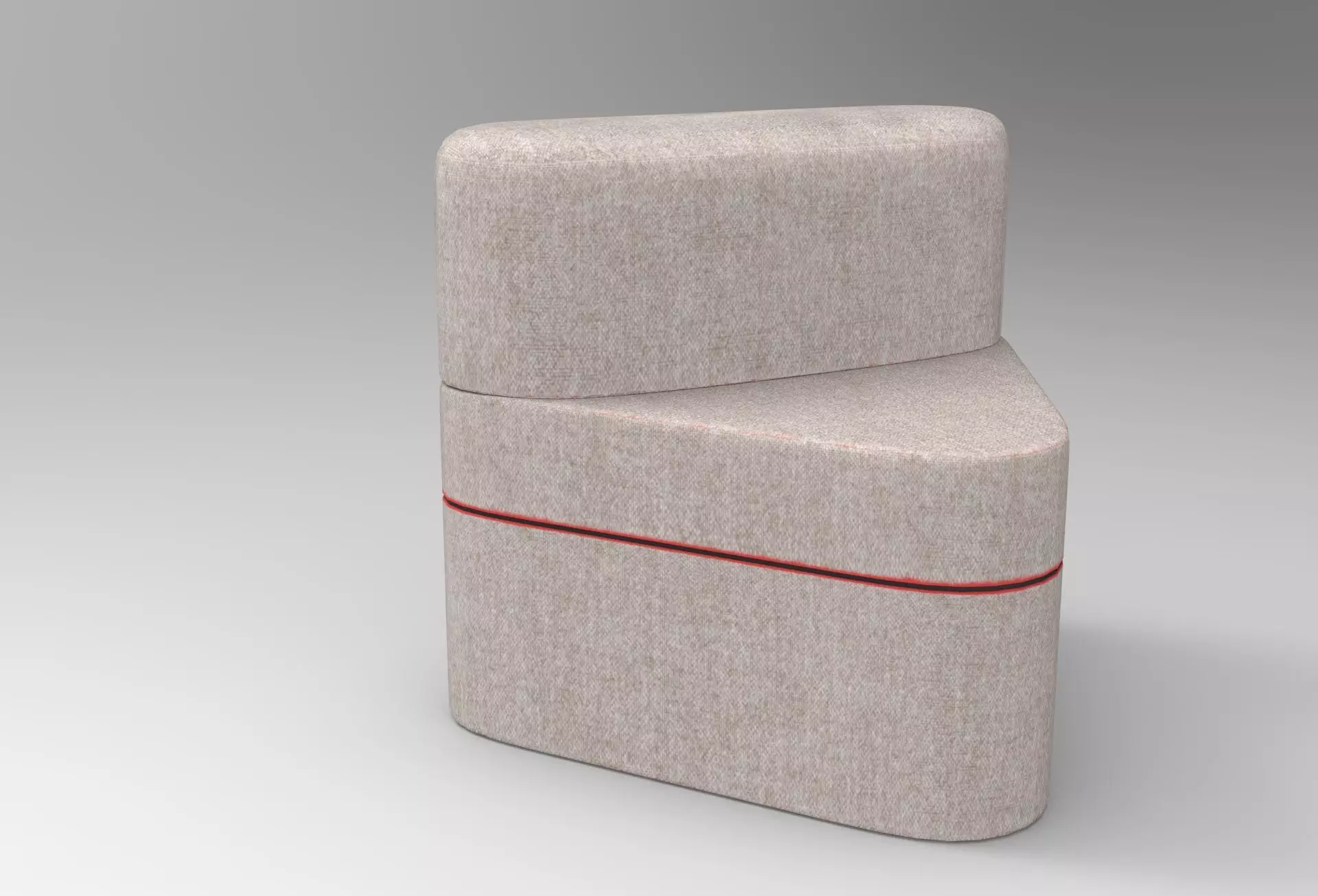 Liecha Armchair Low-poly 3D model