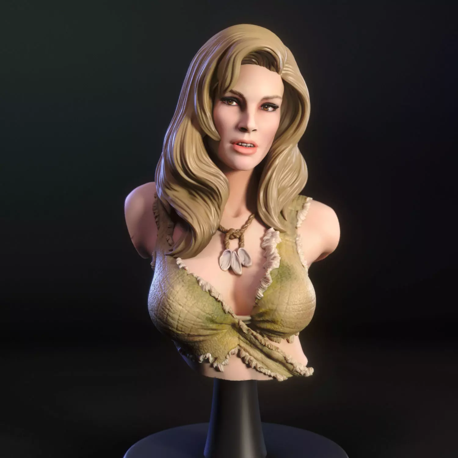 Loana by Raquel Welch bust Free 3D print model