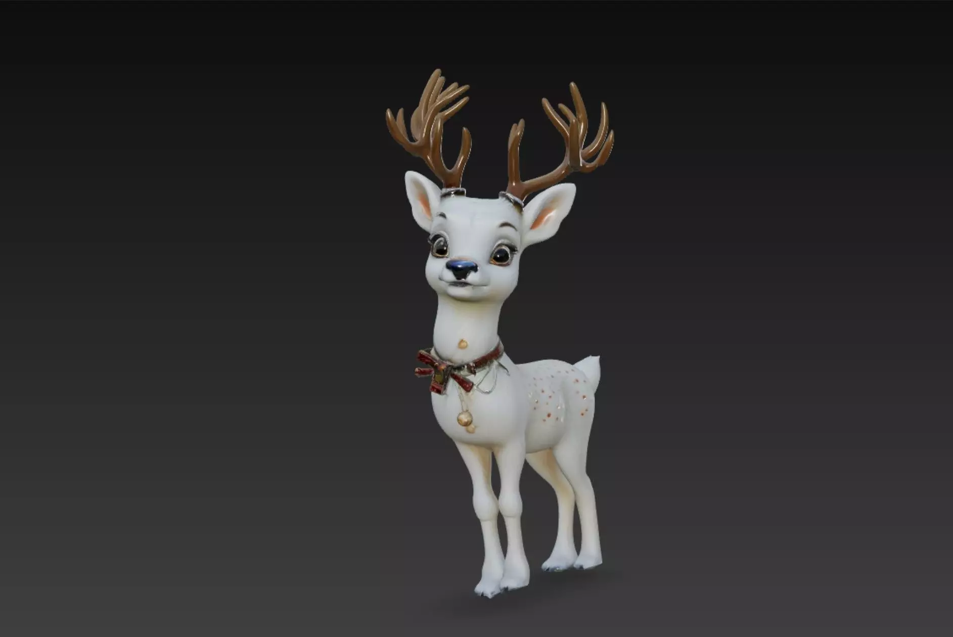 Christmas Creations - Magic Deer Sculpture 3D print model
