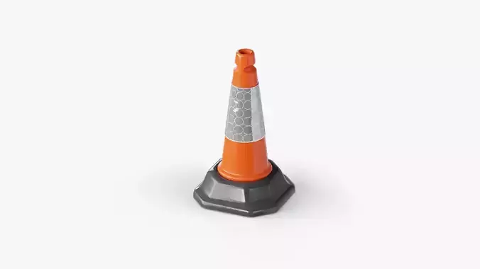 Road Cone 02 Orange