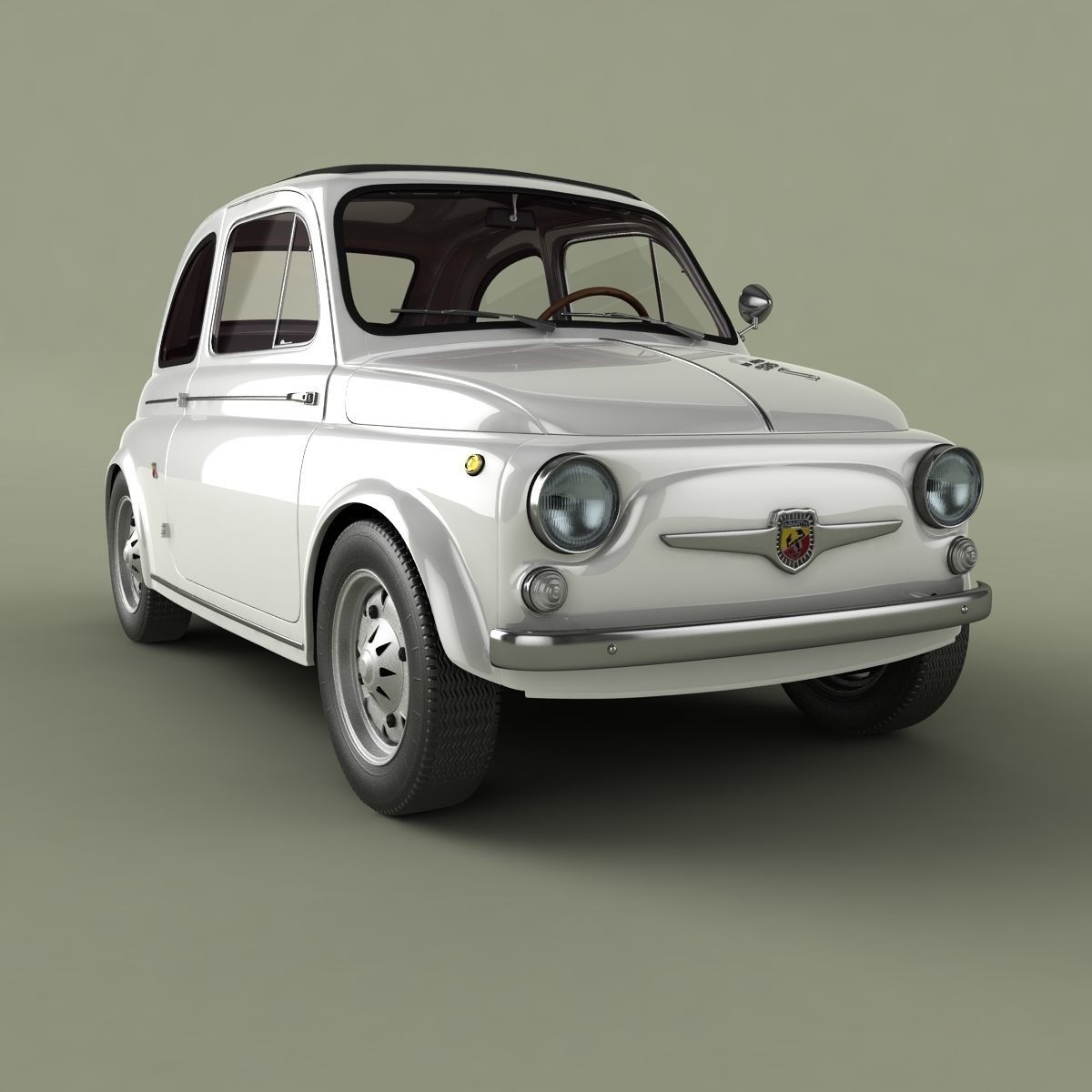 Abarth 595 SS 3D model_9