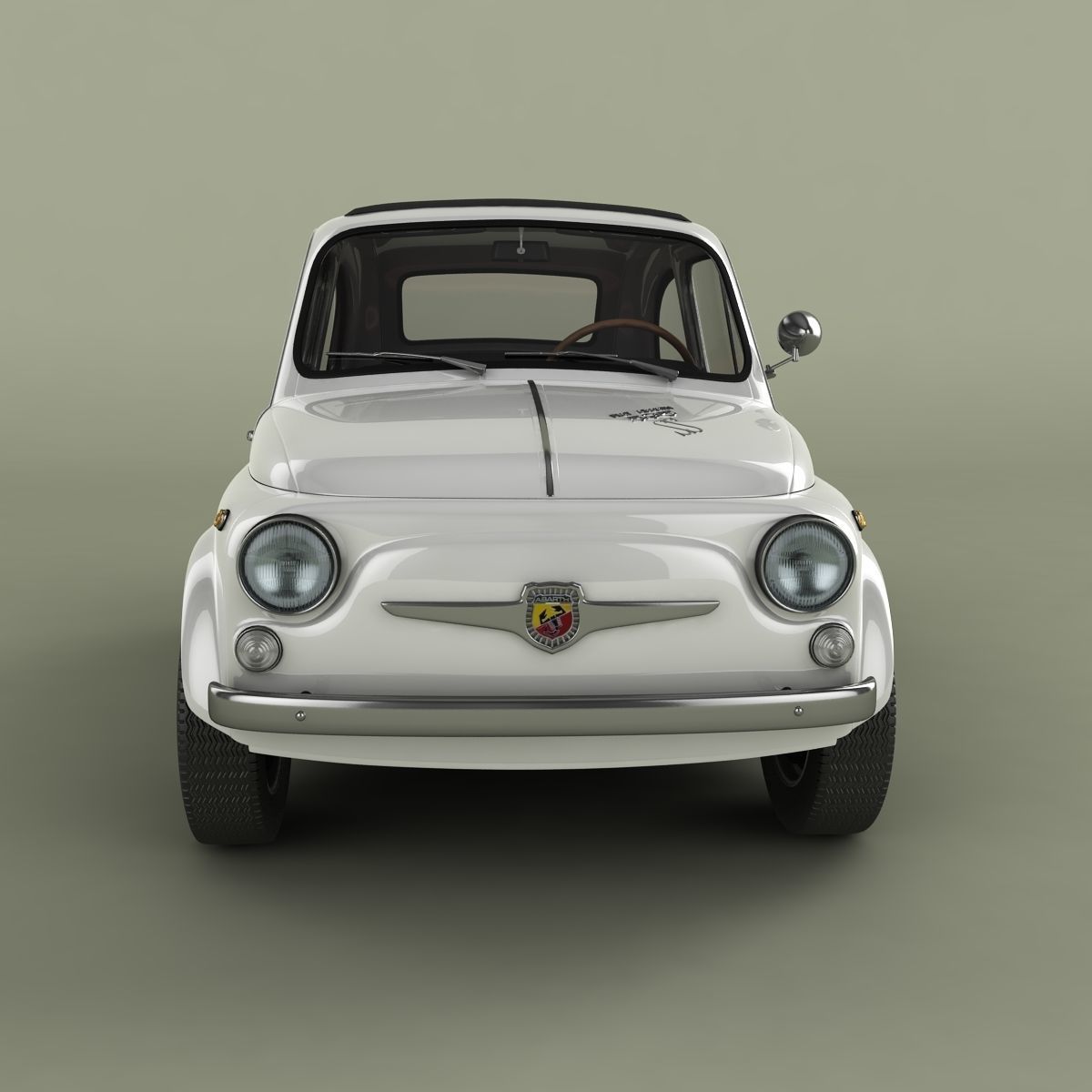 Abarth 595 SS 3D model_4