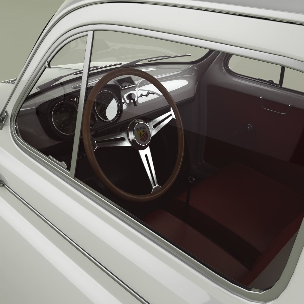 Abarth 595 SS 3D model_8