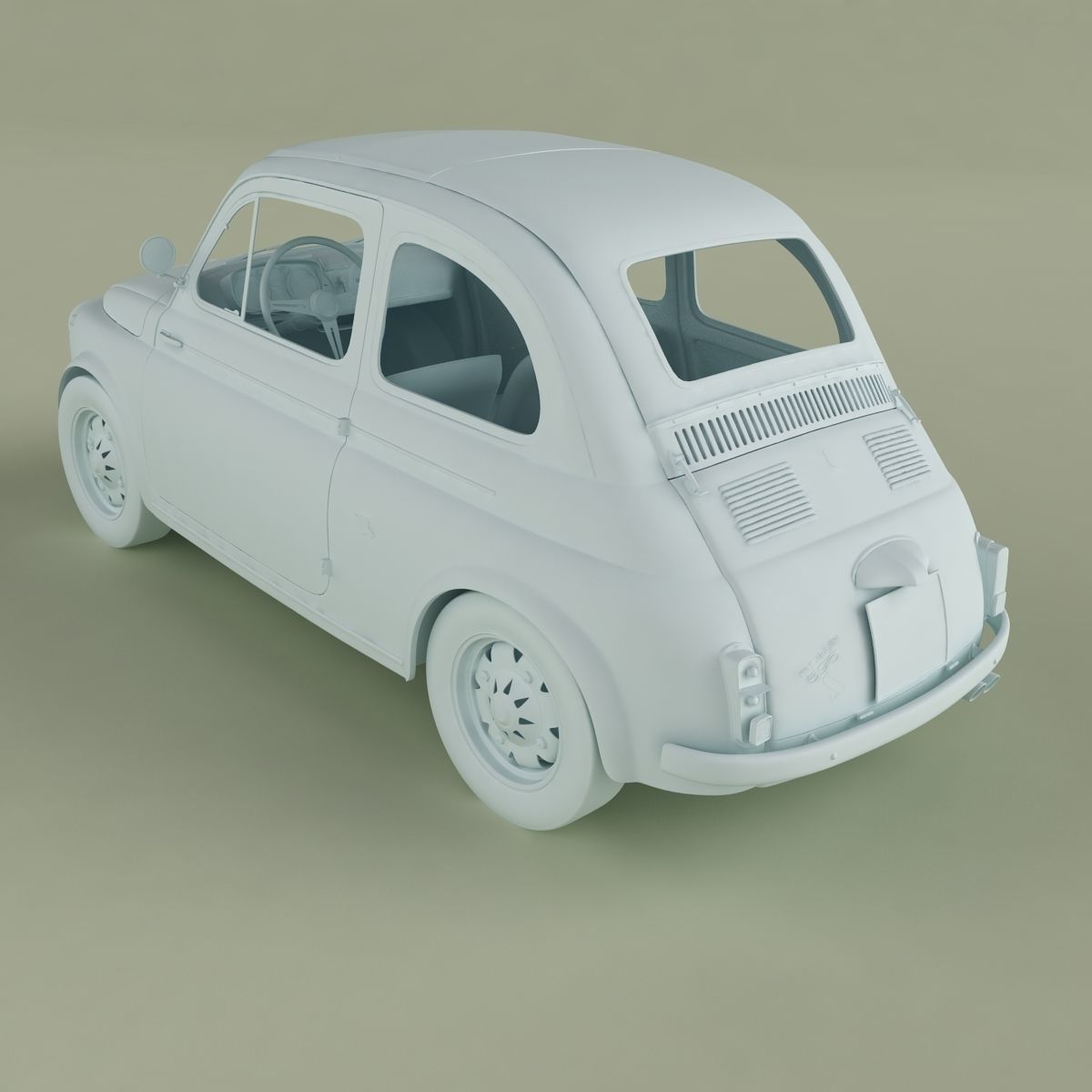 Abarth 595 SS 3D model_12