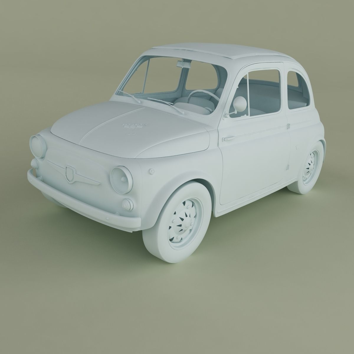 Abarth 595 SS 3D model_10