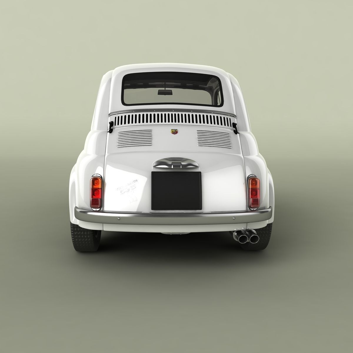 Abarth 595 SS 3D model_3