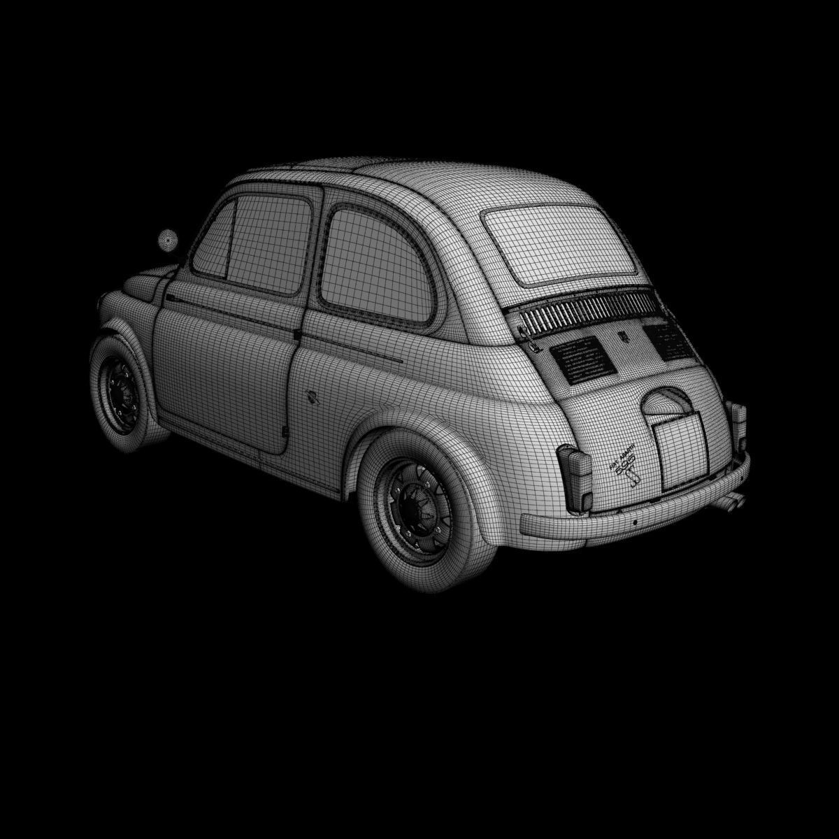 Abarth 595 SS 3D model_16
