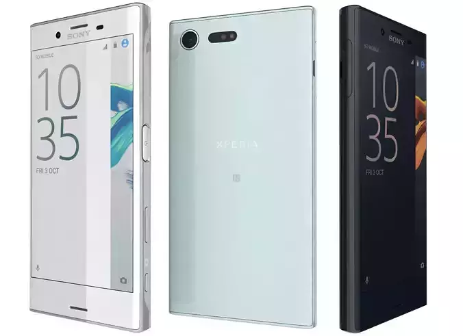 Sony Xperia X Compact All Colors 3D model