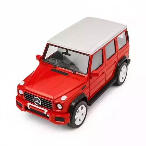 Vibrant Modern Luxury SUV Low-poly 3D model 3