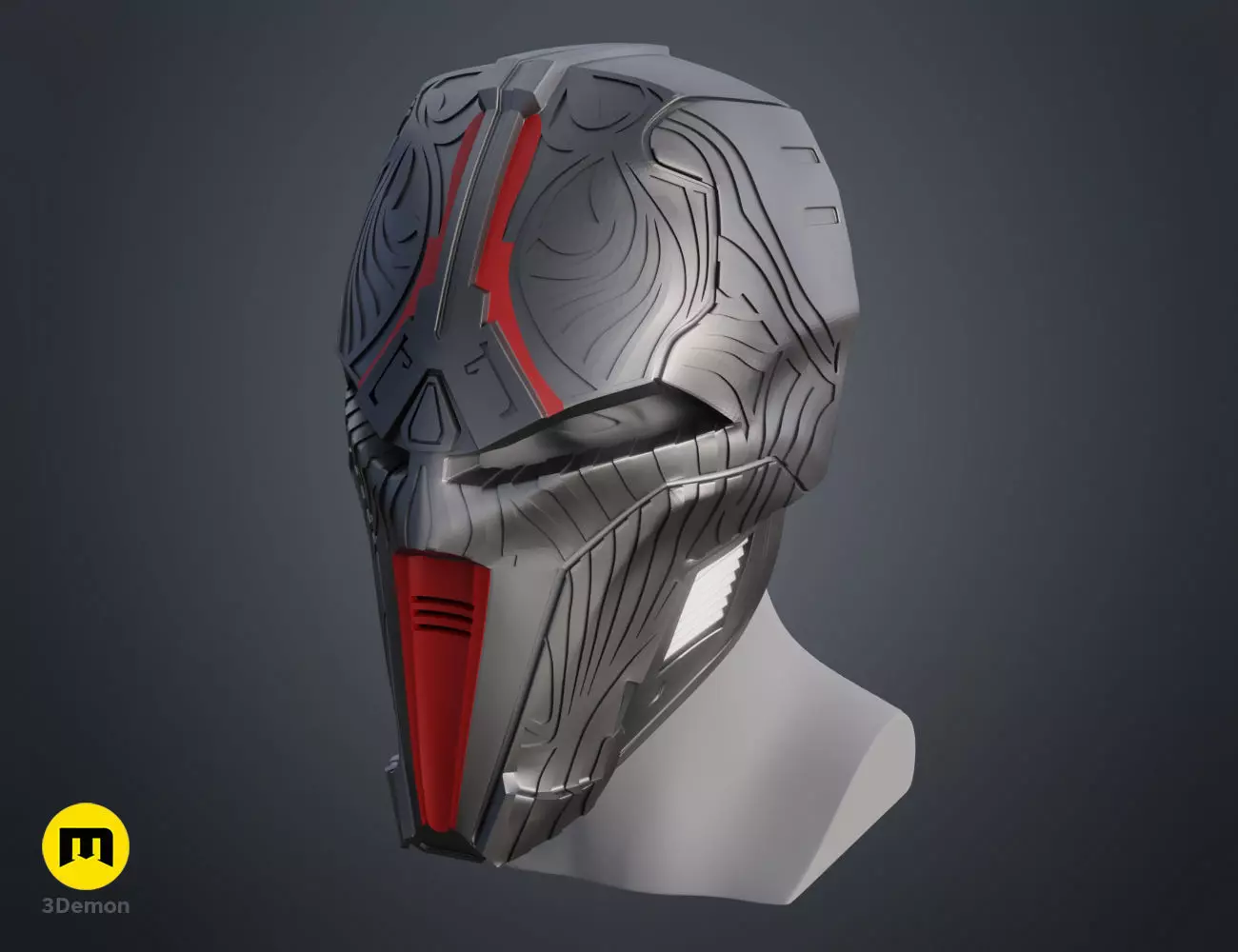 Sith Acolyte Star Wars mask printable 3D print model_0