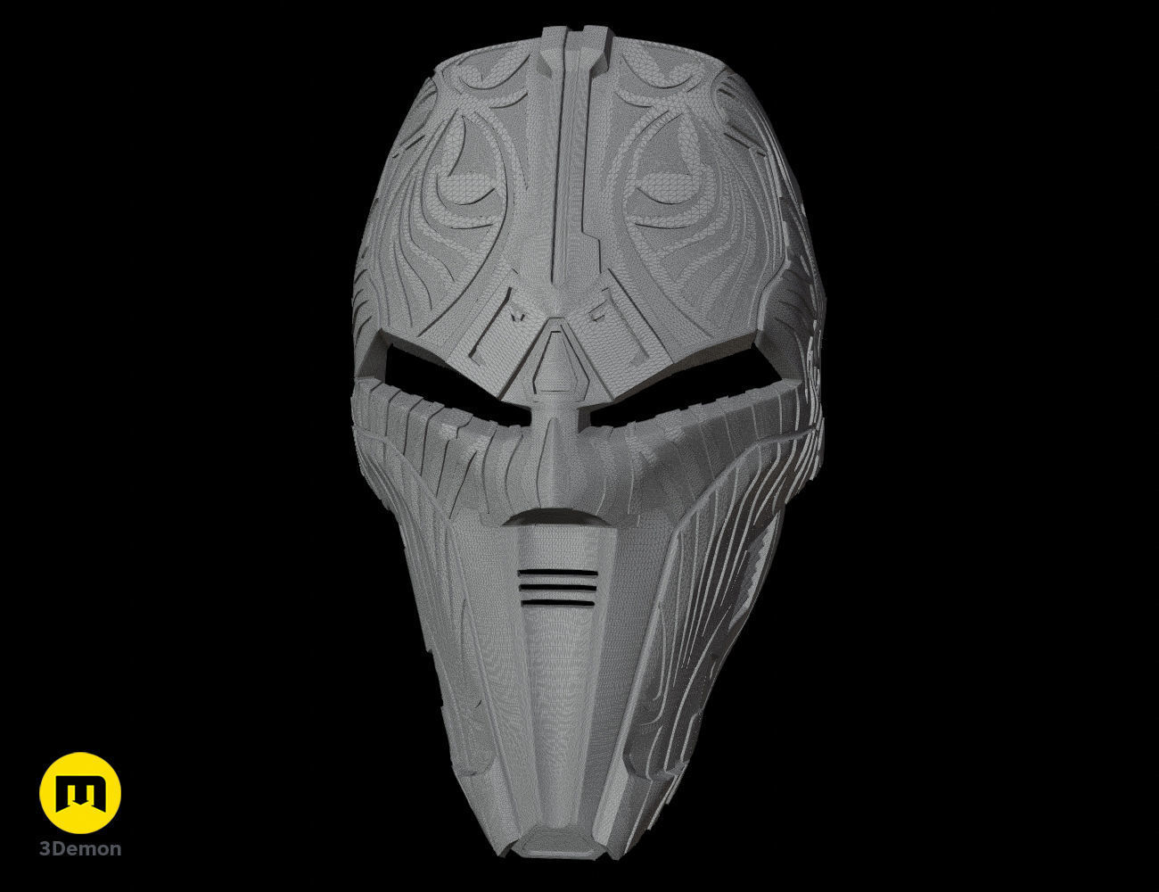 Sith Acolyte Star Wars mask printable 3D print model_9