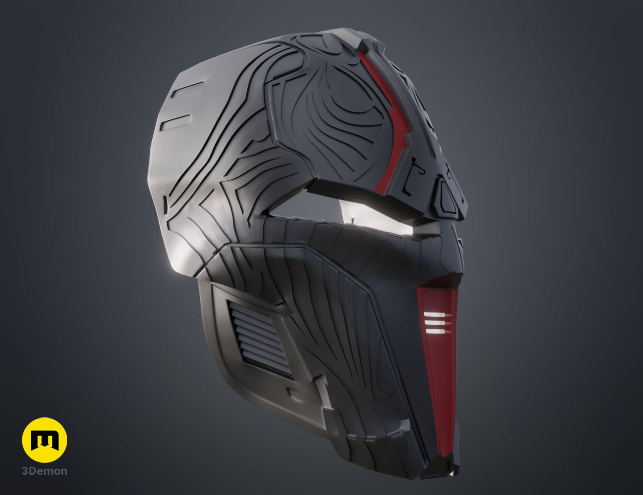 Sith Acolyte Star Wars mask printable 3D print model_5
