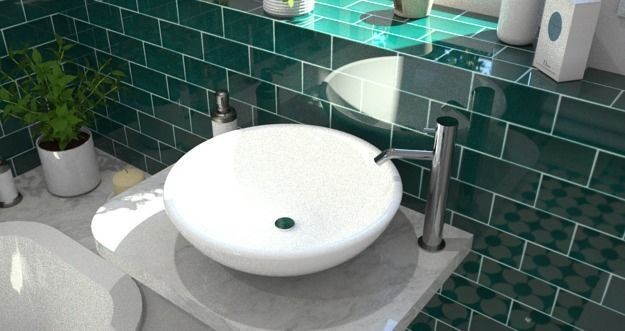 Complete bathroom 1 Low-poly 3D model_18