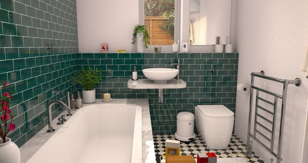 Complete bathroom 1 Low-poly 3D model_23