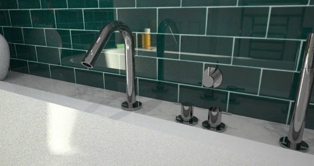 Complete bathroom 1 Low-poly 3D model_26