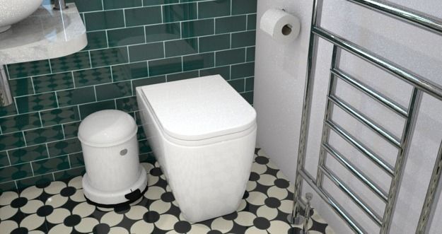 Complete bathroom 1 Low-poly 3D model_35