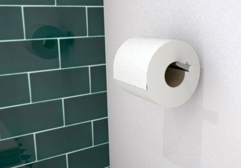 Complete bathroom 1 Low-poly 3D model_14