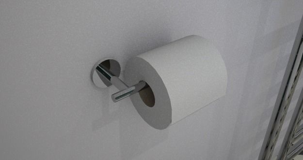 Complete bathroom 1 Low-poly 3D model_19