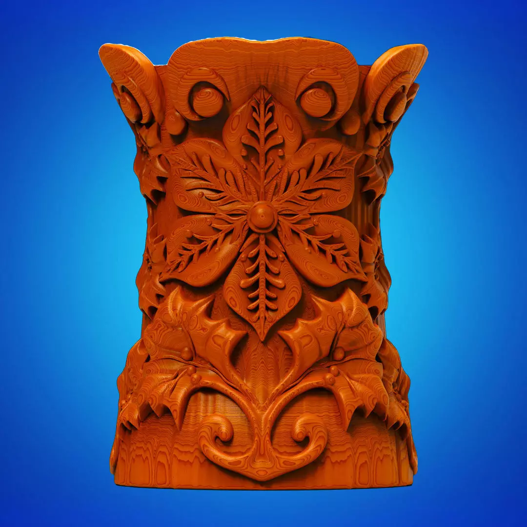 Blossoms of Frostlight Candle Holder 3D Printable STL File 3D print model