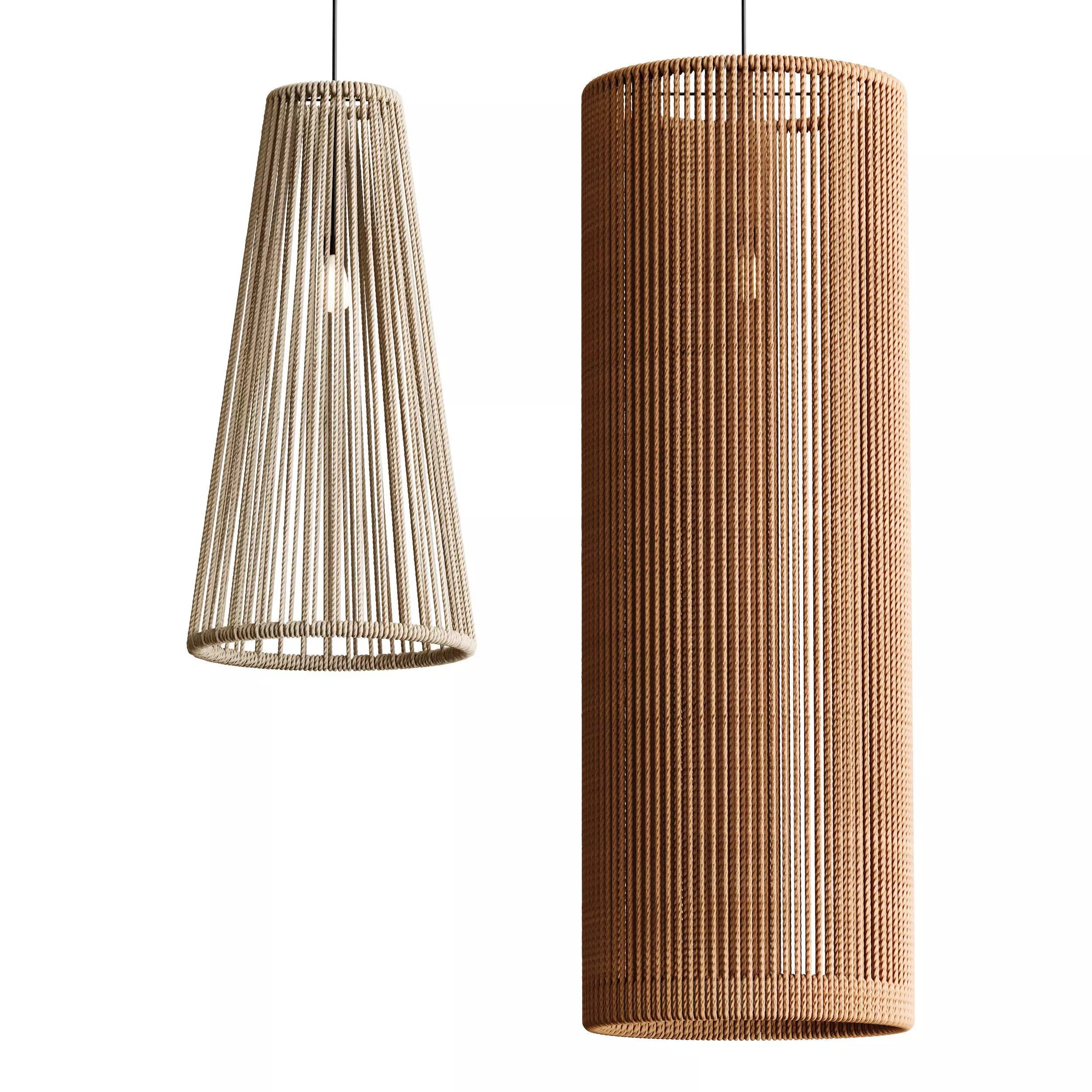Scandi Mari Lamps 3D model