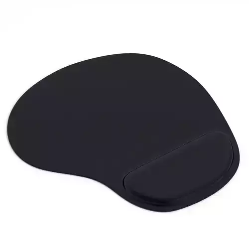 Mousepad With Wrist Support Black