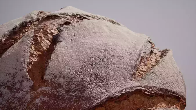 Rye Bread Game ready model 5K triangles 4K PBR textures Low-poly 3D model 3