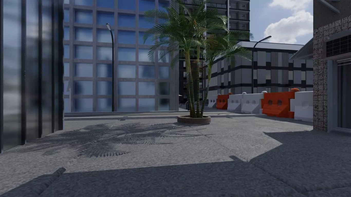 Modern Cityscape 3D model