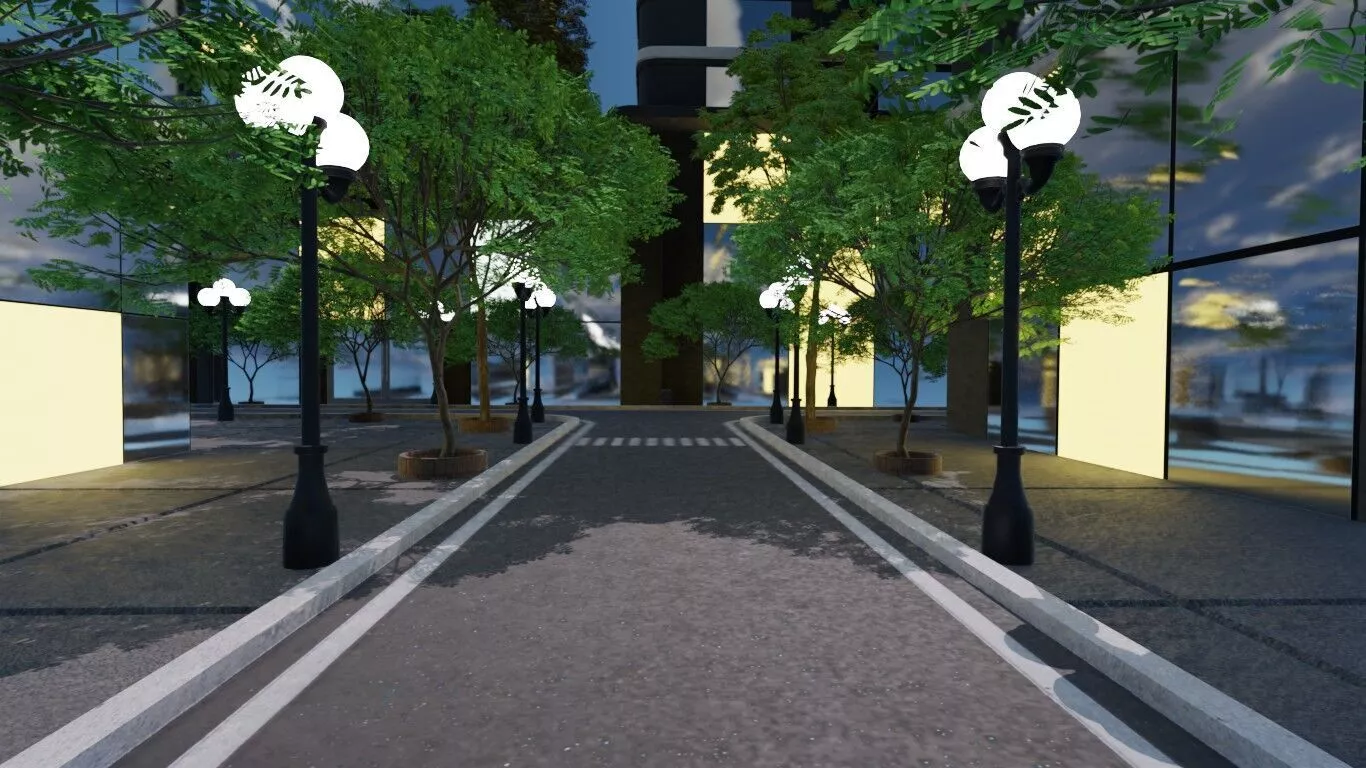Modern Urban Architecture 3D model