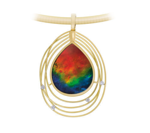 Oval Pendants  3D print model