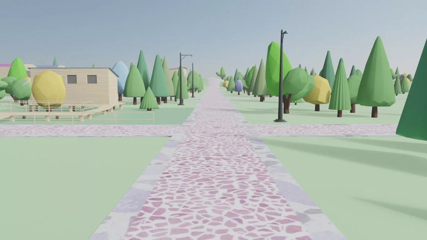 Geometric Neighborhood Layout 3D model