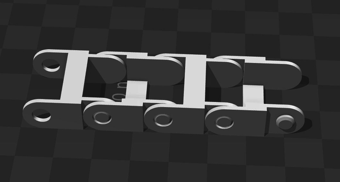 cable path 3D print model 2