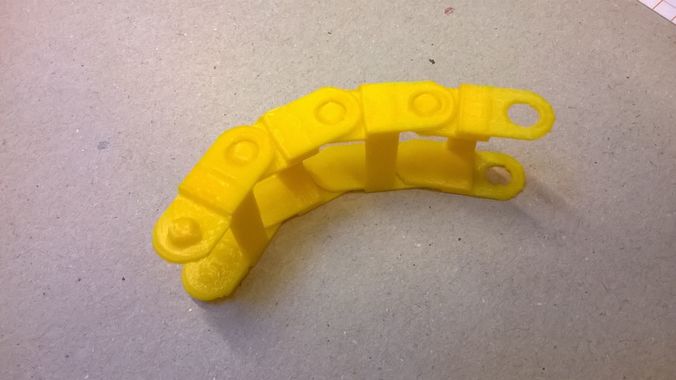 cable path 3D print model 5