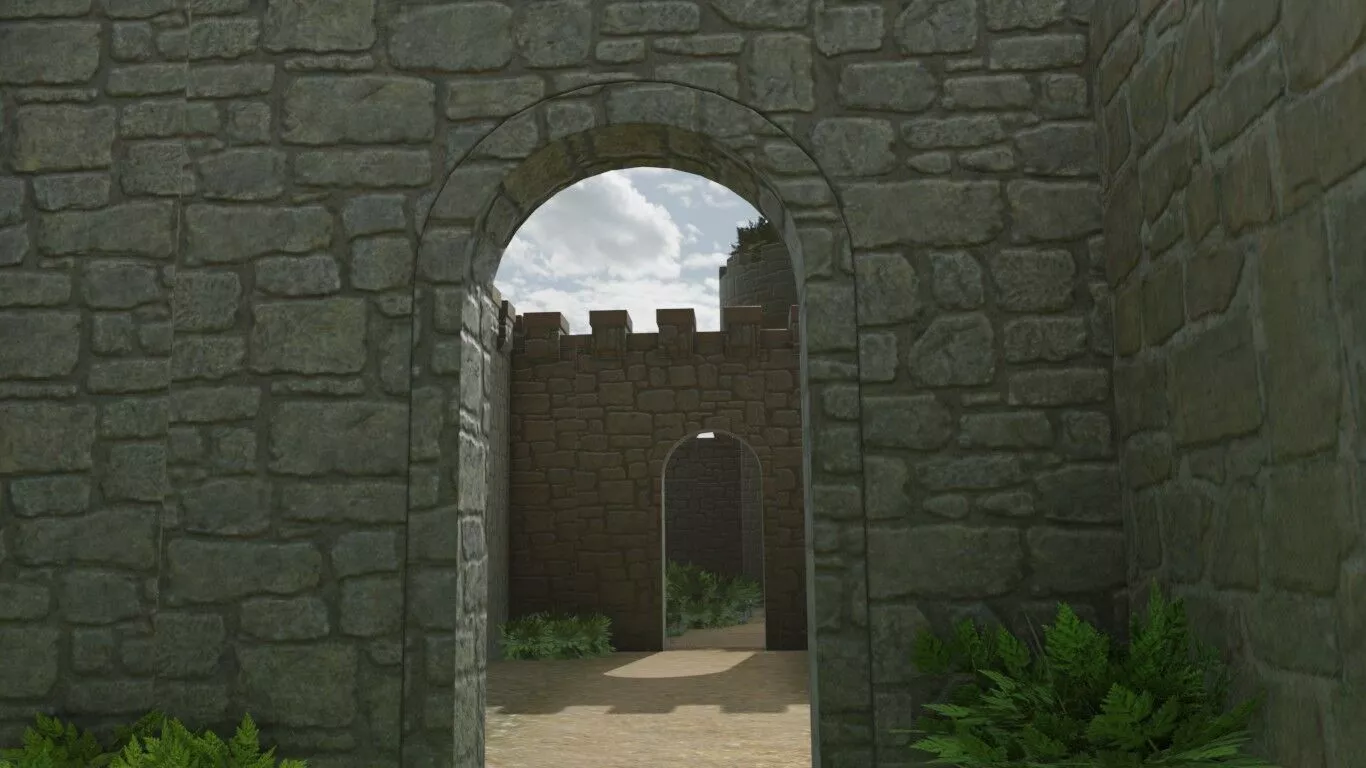 Castle Layout 3D model