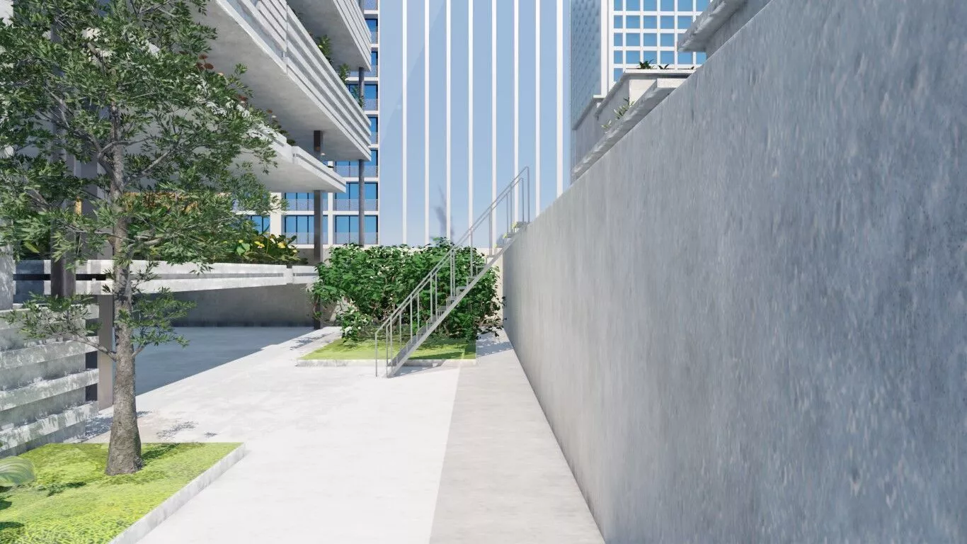 Vertical Green Habitat 3D model