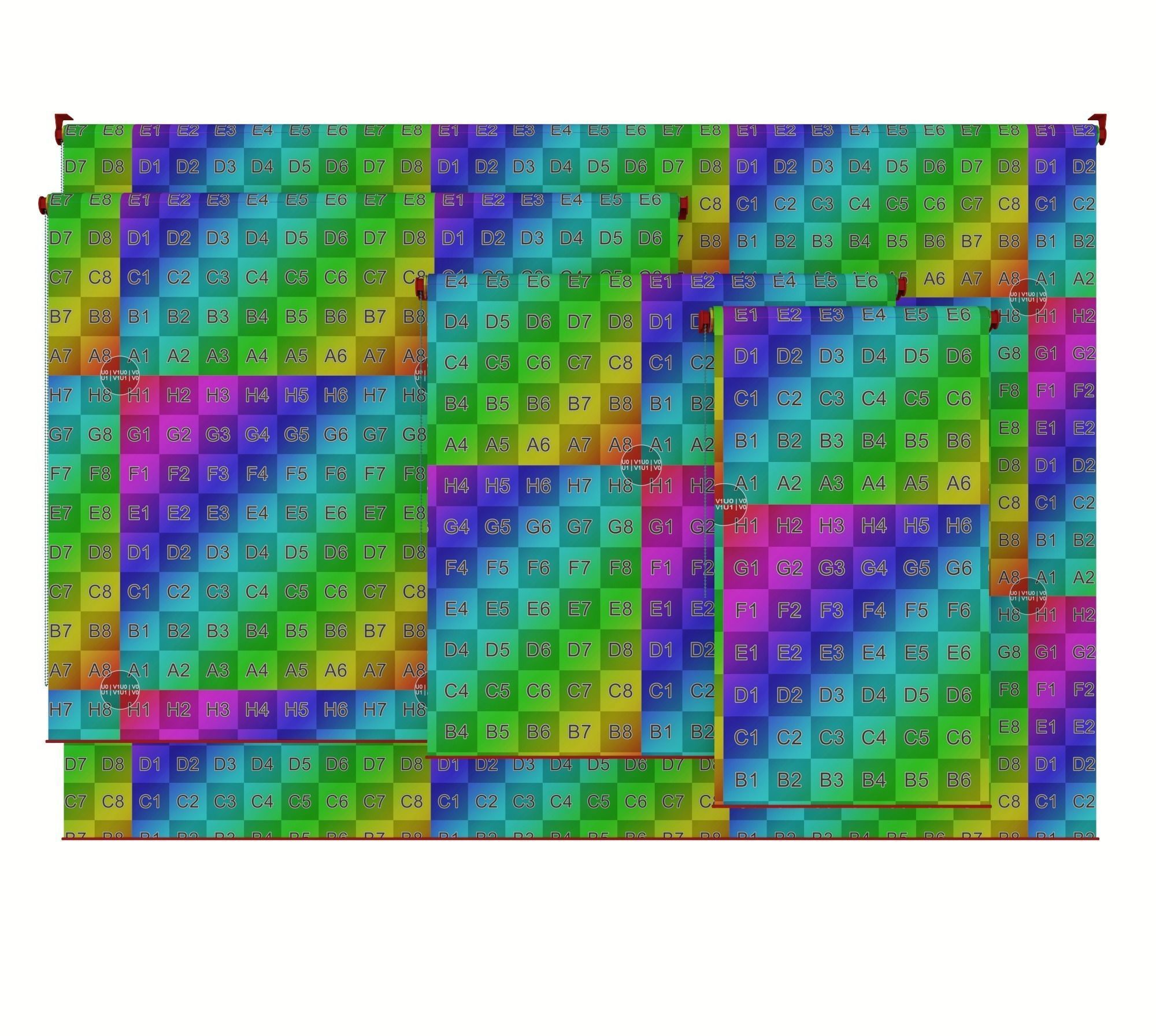 Roller Blinds Animated 3D model_4