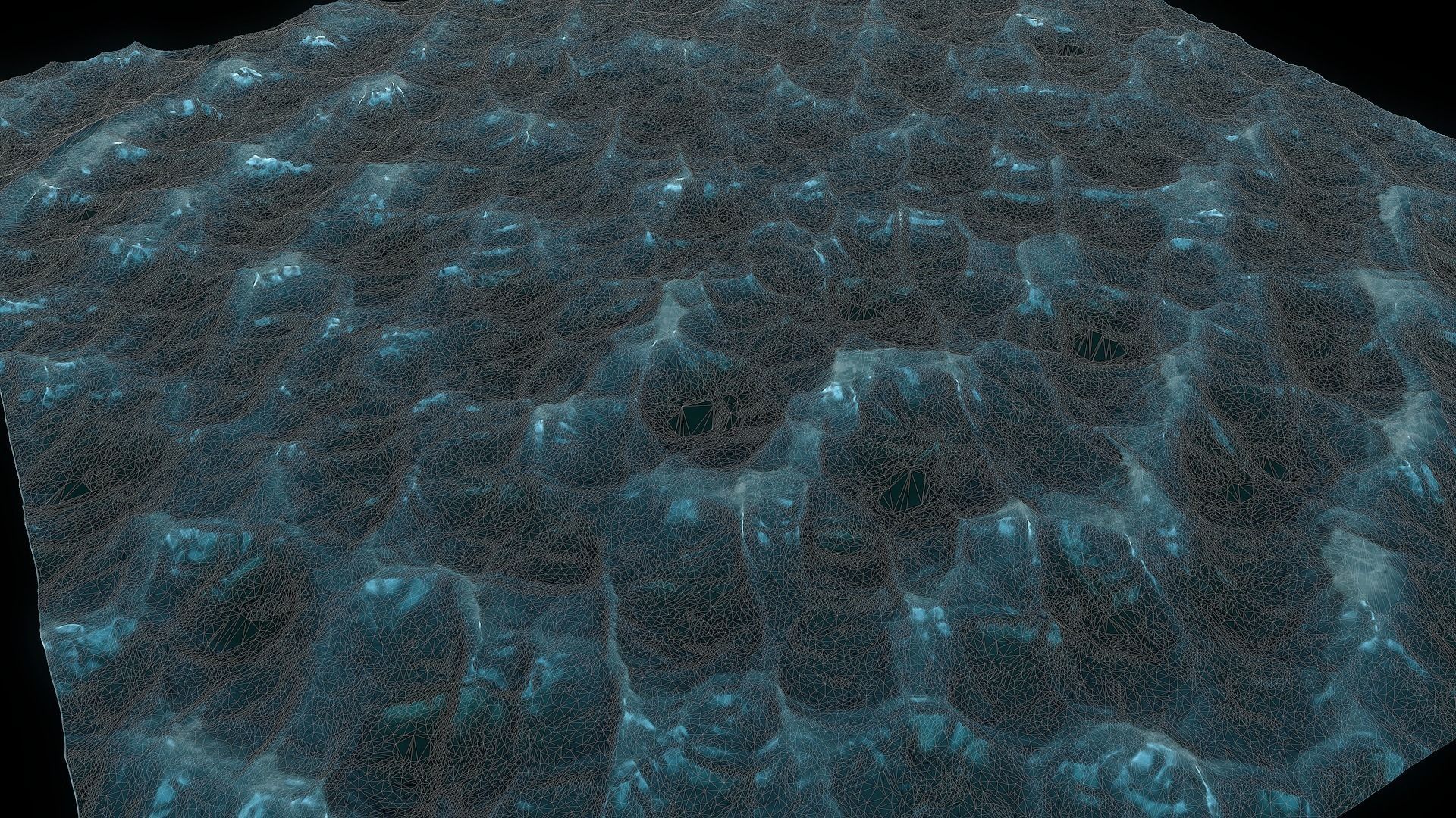 Static Sea Mesh 3D model_5