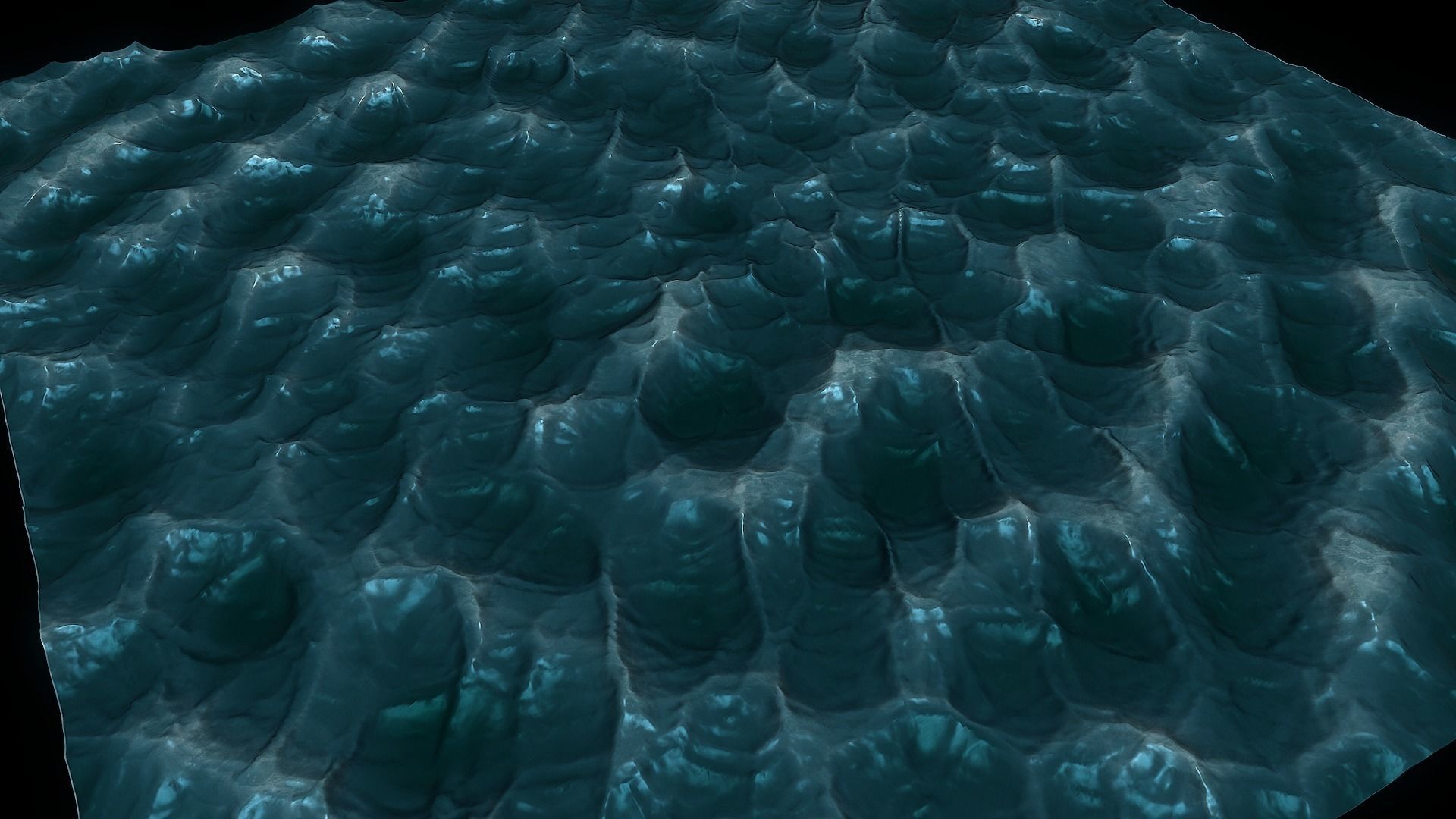 Static Sea Mesh 3D model_4