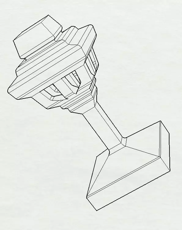 Pocket Lantern Template 6 3D print model