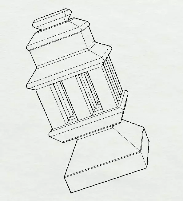 Pocket Lantern Template 7 3D print model
