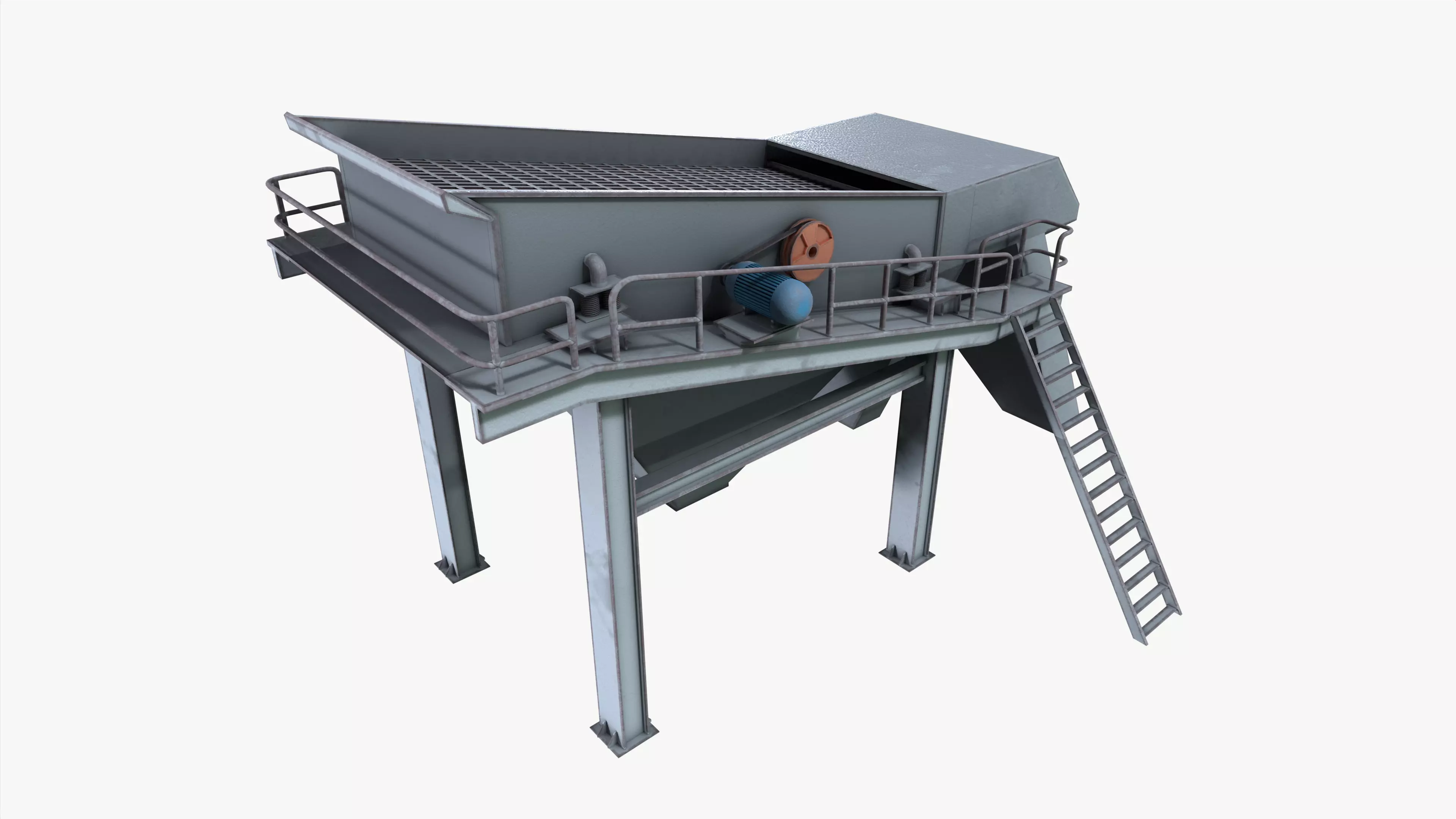 Industrial Vibrating Screen 3D model