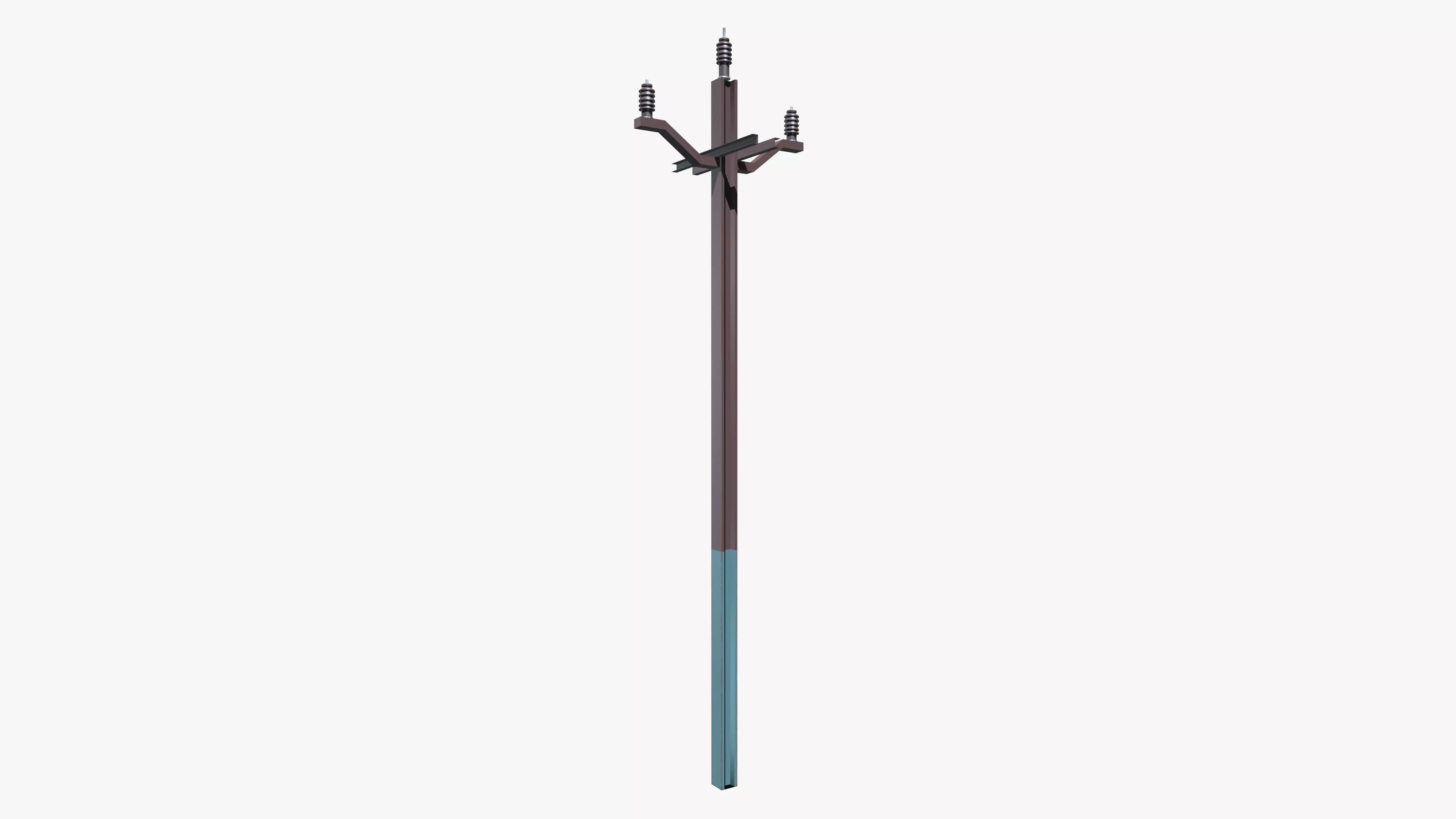 Electric Pole Low-poly 3D model