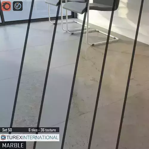 TUREX INTERNATIONAL Marble Tiles Set